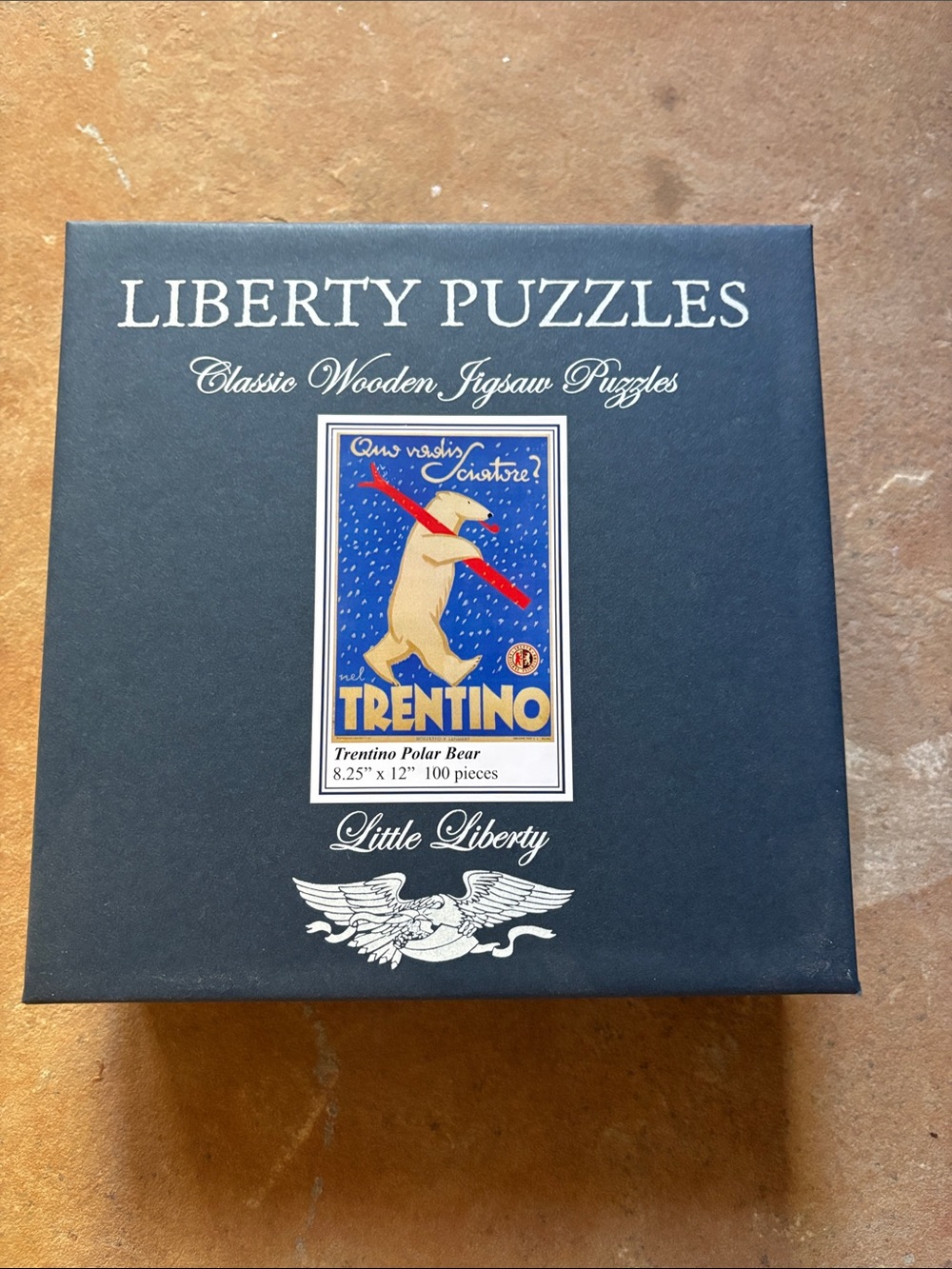 Liberty Puzzles Little Liberty Trentino Polar Bear Wooden Jigsaw Puzzle - New